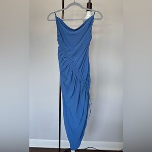 NWT Abercrombie & Fitch Blue Midi Dress